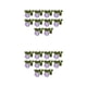 thumbnail image 2 of Ramo de flores artificiales Inteprter 10 piezas morado claro, 2 of 6