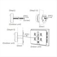 thumbnail image 2 of Tuya 1080P WiFi Timbre de Puerta Cámara para Smart Life Timbre Electrónico Inalámbrico PIR Detector de Movimiento, 2 of 5