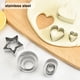 thumbnail image 5 of Toystoory Paquete de 24 moldes para decoración de tartas DIY, accesorios de cocina de galletas de acero inoxidable, molde para hornear galletas, cena, Herramientas y accesorios para hornear Tipo 2 Toystoory HA009504-01B, 5 of 6