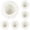 White, variant on HWHCGZ 1 PCS Car Buffing Pads for 7-8 Inch Orbital Polisher, Microfiber Polishing Pad Buffer Polisher Bonnets, 7-8 Inch Polishing Pads Cover Waxing Pads for Car Detailing (Blue)