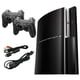 thumbnail image 5 of Sony Playstation 3 PS3 Original 80GB Console (Refurbished) Black With One Action & Adventure Game (Used) & 2 RetroFam Controllers, 5 of 5