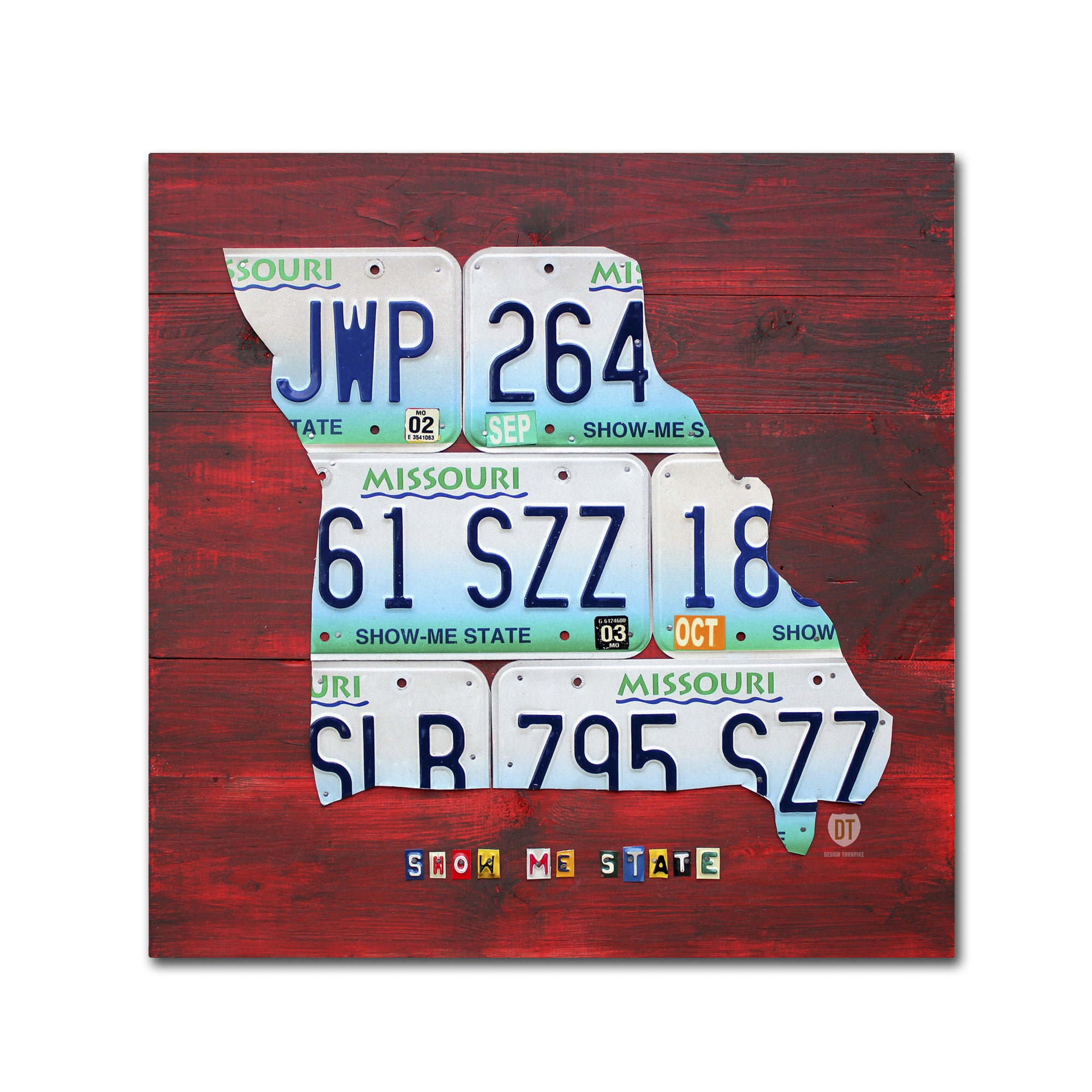 Trademark Fine Art 'Missouri' Canvas Art by Design Turnpike