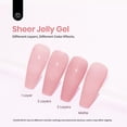 thumbnail image 3 of Esmalte de uñas en gel Beetles Esmalte en gel color rosa nude, 15 ml, 3 of 7