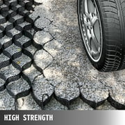Geogrid Geo Grid 9FTx17FT Ground Grid Geo Cell Grid 4" High HDPE Material Black