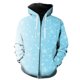 thumbnail image 1 of Sudadera con capucha y cremallera para hombre, diseño de copos de nieve de invierno, estilo hip hop, informal, estilo Harajuku, unisex, de manga larga, 1 of 6