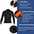 thumbnail image 4 of 3MM Neoprene Split Men Jackets Wetsuit Swim Snorkeling Surf Diving Suit, 4 of 12