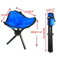 thumbnail image 2 of Kumdkd Portable Folding Chair - Lightweight (280g) & Sturdy (80KG Capacity) for Fishing, Beach, Travel, Outdoor Activities (Blue), 2 of 7