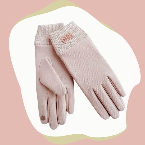 Guantes de invierno Salvador para mujer Beige