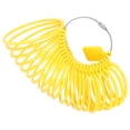 thumbnail image 1 of Moluckfu 1Ud Dispositivo Plástico Amarillo Para Medir Tamaño De Pulsera Portátil Y Preciso Para, 1 of 6