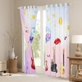 thumbnail image 7 of Erosebridal Coloful Guitar Curtains for Living Room,Musical Instrument BlackoutCurtains Set of 2 (38x45),Country Music Theme Curtains and Drapes (38x45) For Youth,Lightweight Room Decor, 7 of 7
