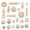 White, variant on John Bead Multicolored Natural Bone Beads Assorted Box Set, 250g