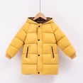 thumbnail image 2 of Toddler Kids Winter Coats with Hooded Light Puffer Coat Warm Padded Jacket Coat for Baby Boys Girls 2-7 Years, 2 of 5
