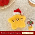 thumbnail image 1 of Christmas Star Plush Keychain Chirping Stuffed Doll Pendant Car K A2, 1 of 5