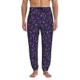 thumbnail image 2 of Sweatpants for Men - Palms Hawaiian Beach Adjustable Elastic Band Mens Joggers With Pockets, Athletic Workout Gym Casual Track Pants for Men, 2 of 7