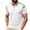 White, variant on TKKCS Mens Color Block Performance Polo Shirts- Stretch Summer Business Casual Breathable Regular Fit Short Sleeve Polo Black Size XL