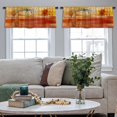 thumbnail image 4 of LALILO Kitchen Curtain Valance Summer Morocco Desert Rod Pocket Window Curtain 52"x 18" Set of 2, 4 of 7