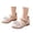 Pink, variant on Girls Dress Shoes Heel Mary Jane Pumps Wedding Party Princess Shoes