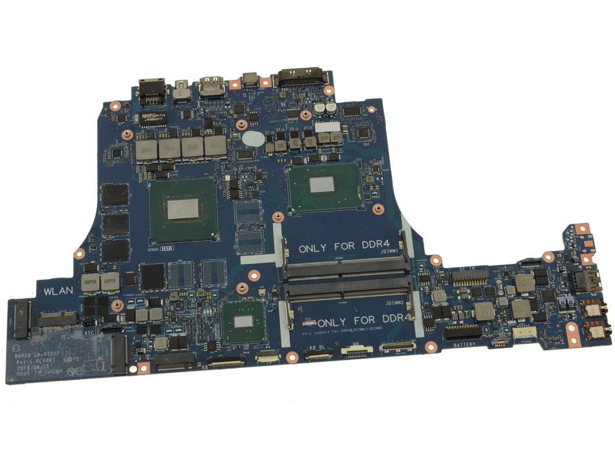 CTW8D Dell Alienware 15 R3 / 17 R4 Laptop Motherboard w/ i5-7300HQ 2 ...
