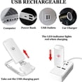 thumbnail image 3 of TFixol Lampe de Lecture pour Livres USB Rechargeable, Lampe Signet LED à Pince, Lumières pour Livres, Lampes de Lecture pour Livres au Lit, Petite Lampe pour Livres pour Enfants, 2 Niveaux de Luminosité Réglables pour la Protection des Yeux, Blanc, 3 of 6