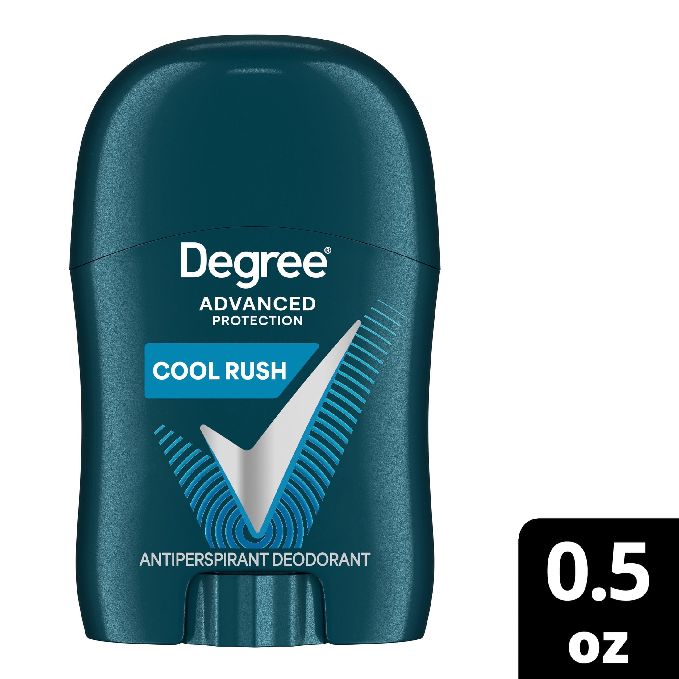 (6 pack) Degree Men Antiperspirant Deodorant 72-Hour Sweat & Odor Protection Cool Rush Antiperspirant For Men With Body Heat Activated Technology ,0.5 oz