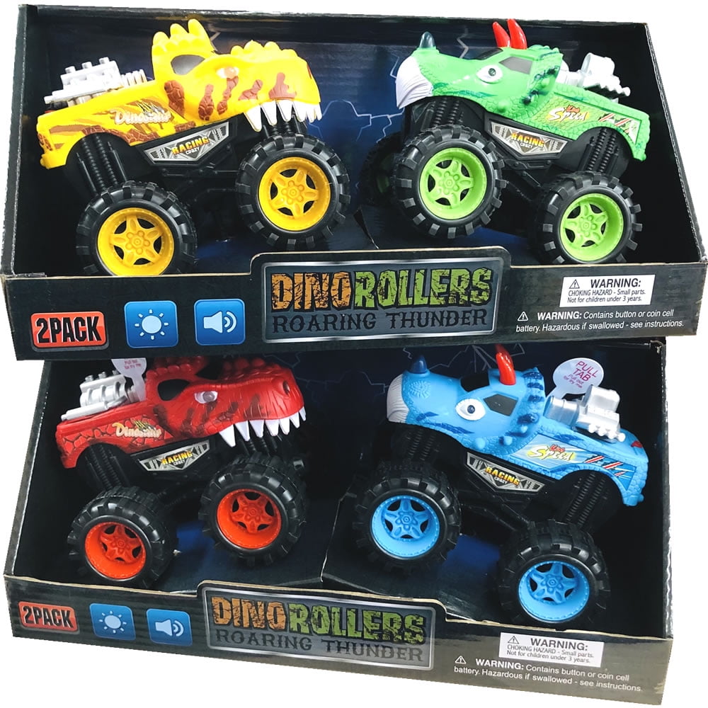 Details about   DINO ROLLERS ROARING THUNDER DINOSAUR TRUCK NIB CHOOSE RED OR YELLOW COLOR TOYS 