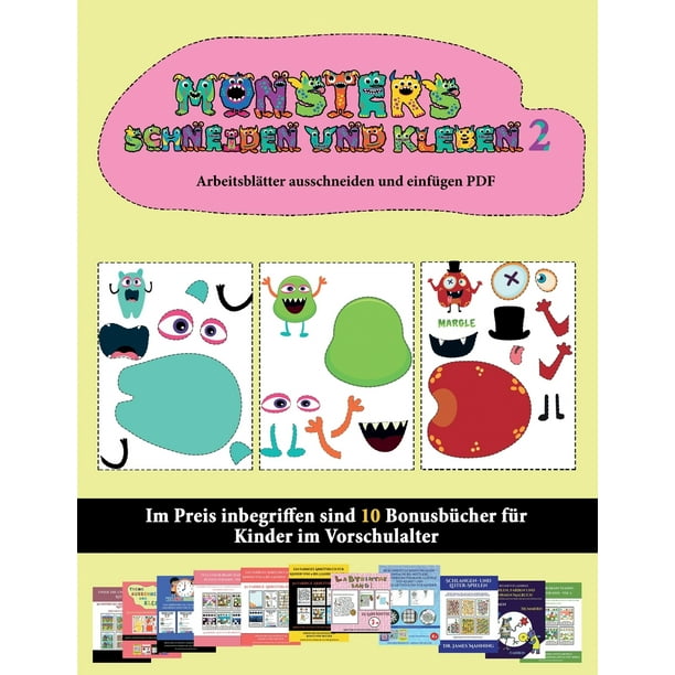 Arbeitsblatter Ausschneiden Und Einfugen Pdf Arbeitsblatter Ausschneiden Und Einfugen Pdf Vollfarbige Kindergarten Arbeitsblatter Zum Ausschneiden Und Einfugen Monster 2 Series 51 Paperback Walmart Com Walmart Com