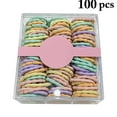 thumbnail image 2 of Élastiques à Cheveux pour Enfants - 100 Pcs Bandes Extensibles pour Queue de Cheval pour Filles, 2 of 10