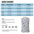 thumbnail image 6 of Fotbe Men's Party Shark Cute Print Men's Sleeveless Muscle Tank Tops Casual T-Shirts for Gym Workout Beach-Medium, 6 of 8