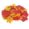 thumbnail image 5 of 200 PCS Artificial Maple Leaves Fall Leave Mixed Autumn Colored Leaves for Thanksgiving Day Autumn Leaf Party Table Decor, 5 of 9