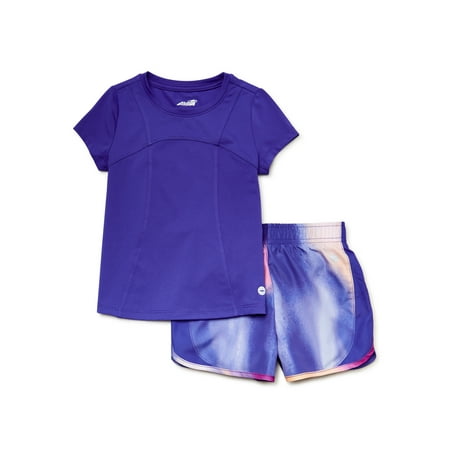 

Avia Toddler Girls Performance T-Shirt and Shorts Set 2-Piece 12 Months-5T