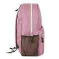 thumbnail image 5 of 19 Inch Two Tone Color Mesh Side Pocket Backpack for Camping, Commuting and Travel in Pink & Light Pink, 5 of 7