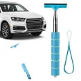 thumbnail image 2 of Windshield Cleaner Tool,Telescopic Auto Mirror Squeegee Cleaner,Car Interior Detailing Cleaning Kit,Reusable Car Rearview Mirror Wiper,Glass Wiper Brush Kit for Cars(Blue), 2 of 9