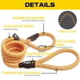 thumbnail image 2 of Correa Slip Leads para perros Fida Heavy Duty, de nailon, color naranja, 2 of 7