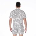 thumbnail image 2 of White Electric Lightning Short Sleeve Men'S Rompers Casual Summer Jumpsuits Outfit, 2 of 4