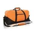 thumbnail image 5 of Sports Duffle Bag with Adjustable Shoulder Strap, Oversized Gym Bag for Equipment, Sports Gear, Travel Bagp, Orange, 5 of 6