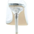 thumbnail image 4 of CAPE ROBBIN Allure Women's Dressy Peep Toe Clear Transparent Strap Slip On Clear Heels, 4 of 7