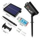 thumbnail image 4 of Luces solares para paraguas con mando a distancia - 8 luces LED de cordón para terrazas, playa y tiendas exteriores - USB y carga solar, 8 modos, impermeable IP65, 4 of 9