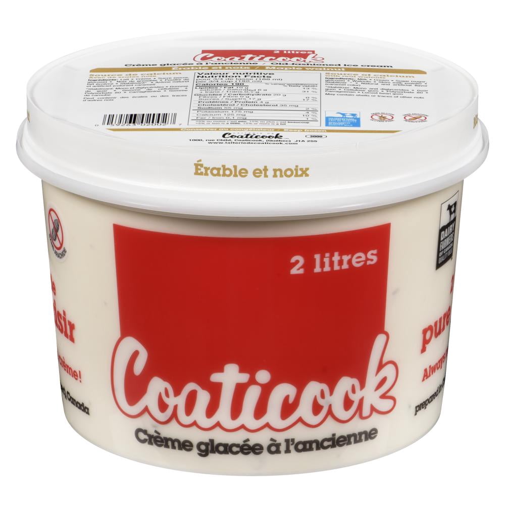 Maple Walnut Coaticook Ice Cream Peanut-Free, Gluten-Free