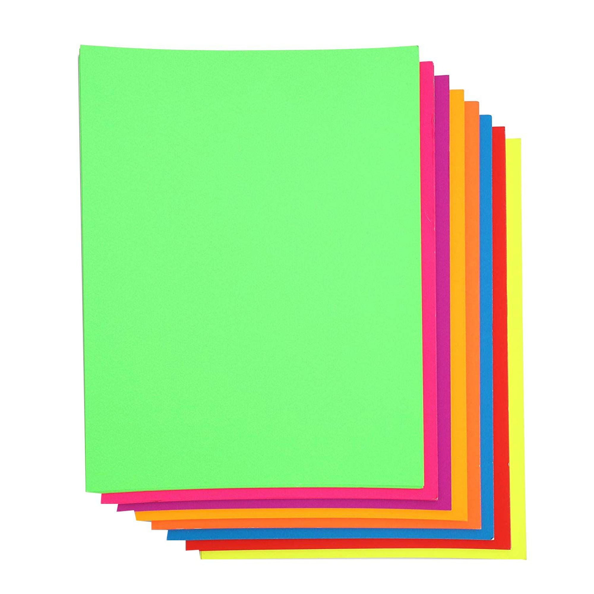 96 Sheets Each 8 Colorful Cardstock Craft Paper for Card Making 8.5 x 11 in