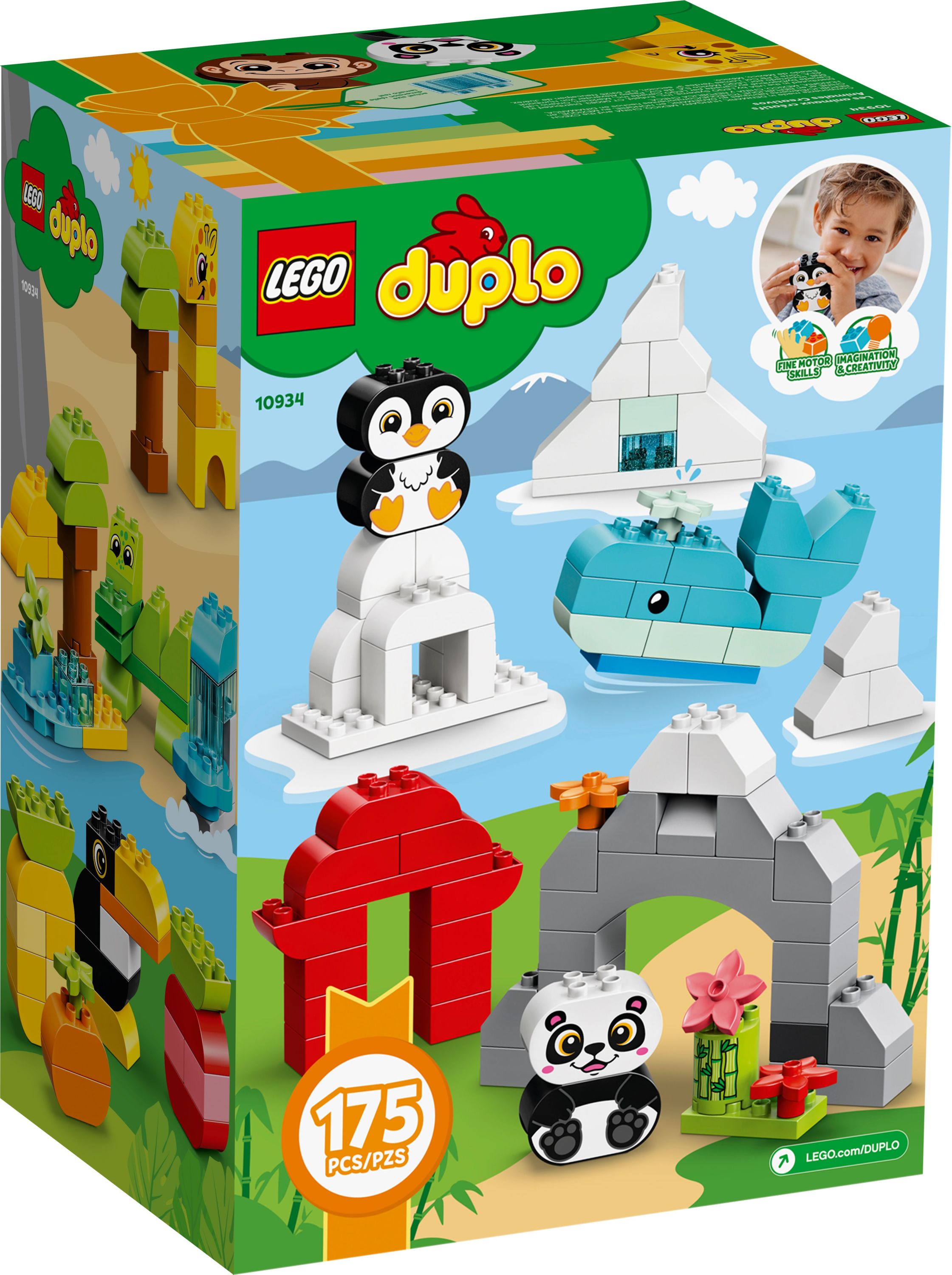 LEGO DUPLO Classic Creative Animals 10934 Building Toy Set (175 Pieces) - image 5 of 7