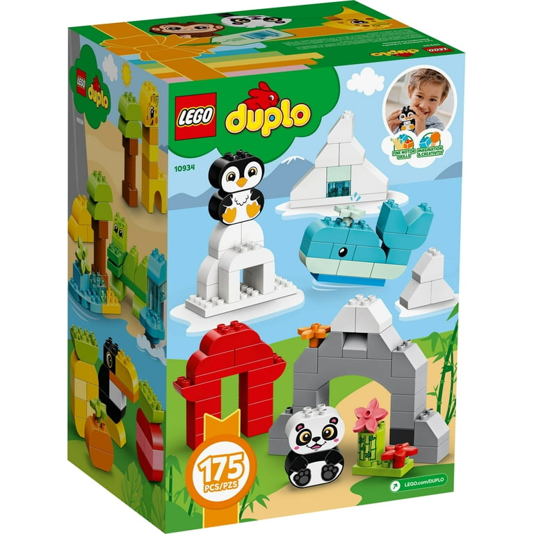 LEGO DUPLO Classic Creative Animals 10934 Building Toy Set (175 Pieces)