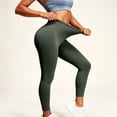 thumbnail image 6 of Taqqpue Women's High Waist Yoga Pants Butt Lifting Full Length Leggings Stretch Workout Tummy Control Solid Color Gym Running Sports Activewear Tights for Women Size S-XXXL, 6 of 6
