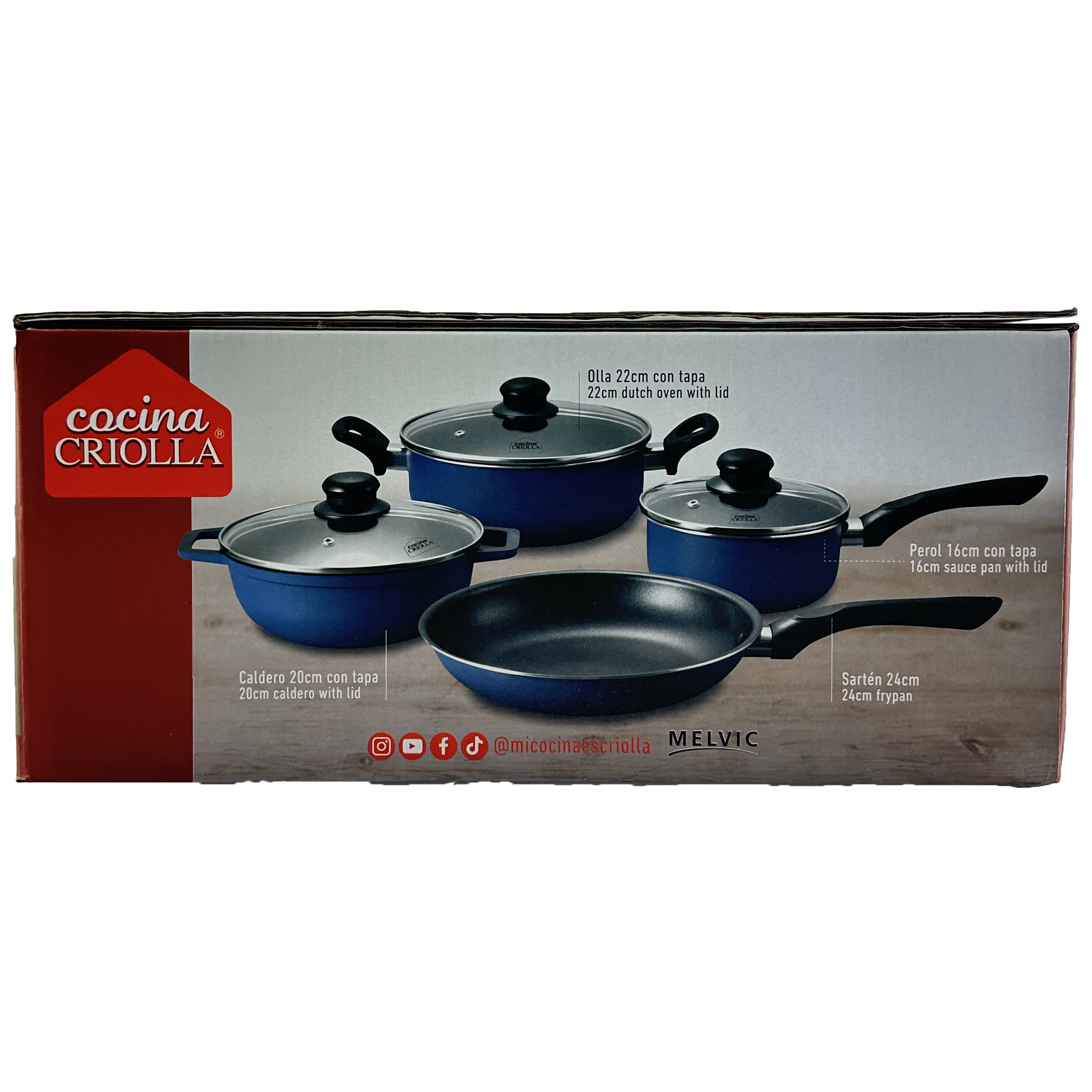 Cocina Criolla 7pc Cookware Set