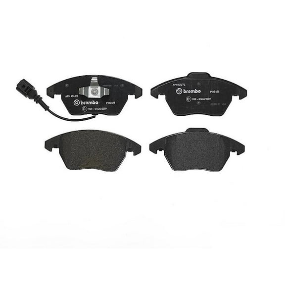Front Brake Pad Set - Compatible with 2006 - 2008, 2010 - 2013 Audi A3 2007 2011 2012