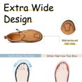 thumbnail image 3 of Mens Casual Loafers Lightweight Walking Shoes Slip Resistant Driving Shoes Comfortable Fashion Oxford Shoes Brown 7.5 US, 3 of 7