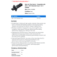 thumbnail image 2 of Mass Air Flow Sensor - Compatible with 2016 - 2019 Chevy Cruze 1.4L 4-Cylinder 2017 2018, 2 of 2