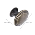 thumbnail image 2 of ELAYARD 10Ud Home Furniture Handle En Latón Dorado Redondo Para Armarios Y Cajones, 2 of 8