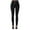 Black, variant on UJNDER Women's High Waisted Skinny Jeans Stretch Denim with Four Button Fly Slim Fit Style Black L