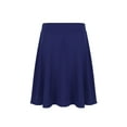 thumbnail image 3 of Hansber Kids Girls A Line Dance Skirt School Uniform High-Waisted Full Circle Dress Pleated Mini Navy_Blue 16, 3 of 6