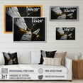 thumbnail image 4 of Designart Abstract Geode Black I Canvas Wall Art, 4 of 5